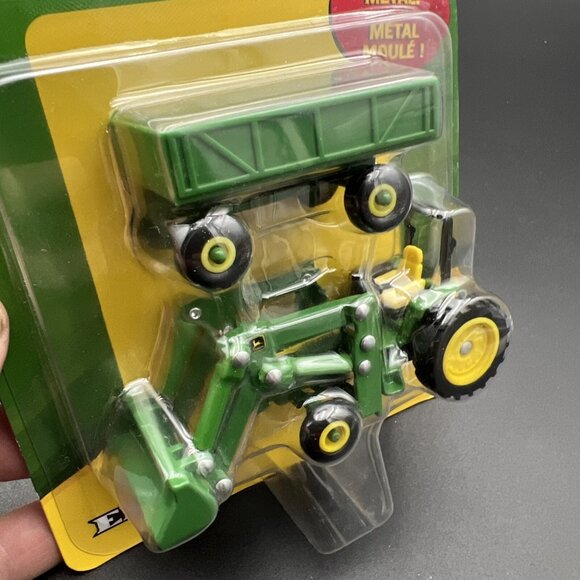 2008 ERTL John Deere Tractor Loader with Wagon New 37541 - Picture 7 of 12